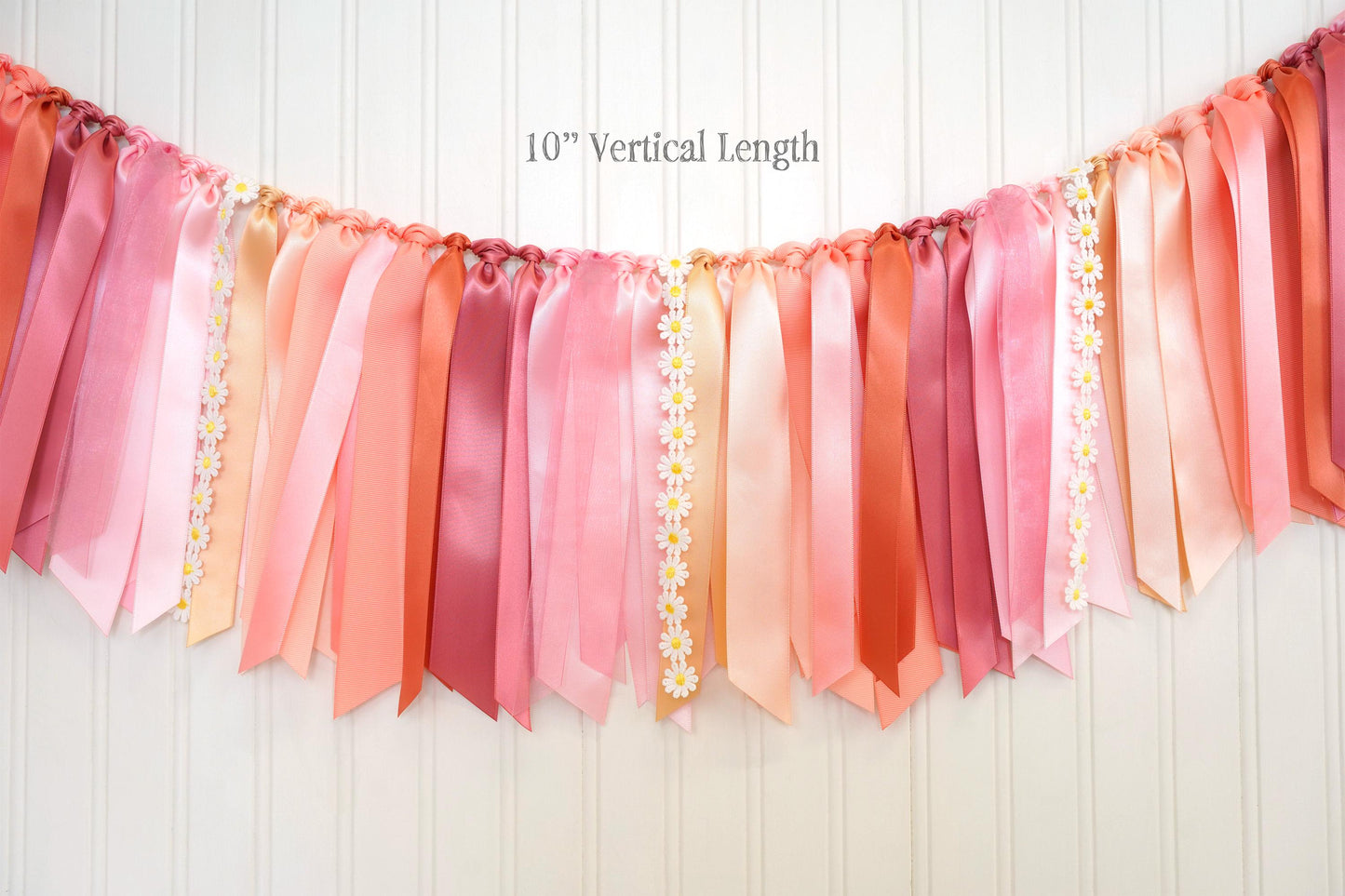 Groovy Ribbon Garland | Retro Party Decorations | 70s Birthday Swag