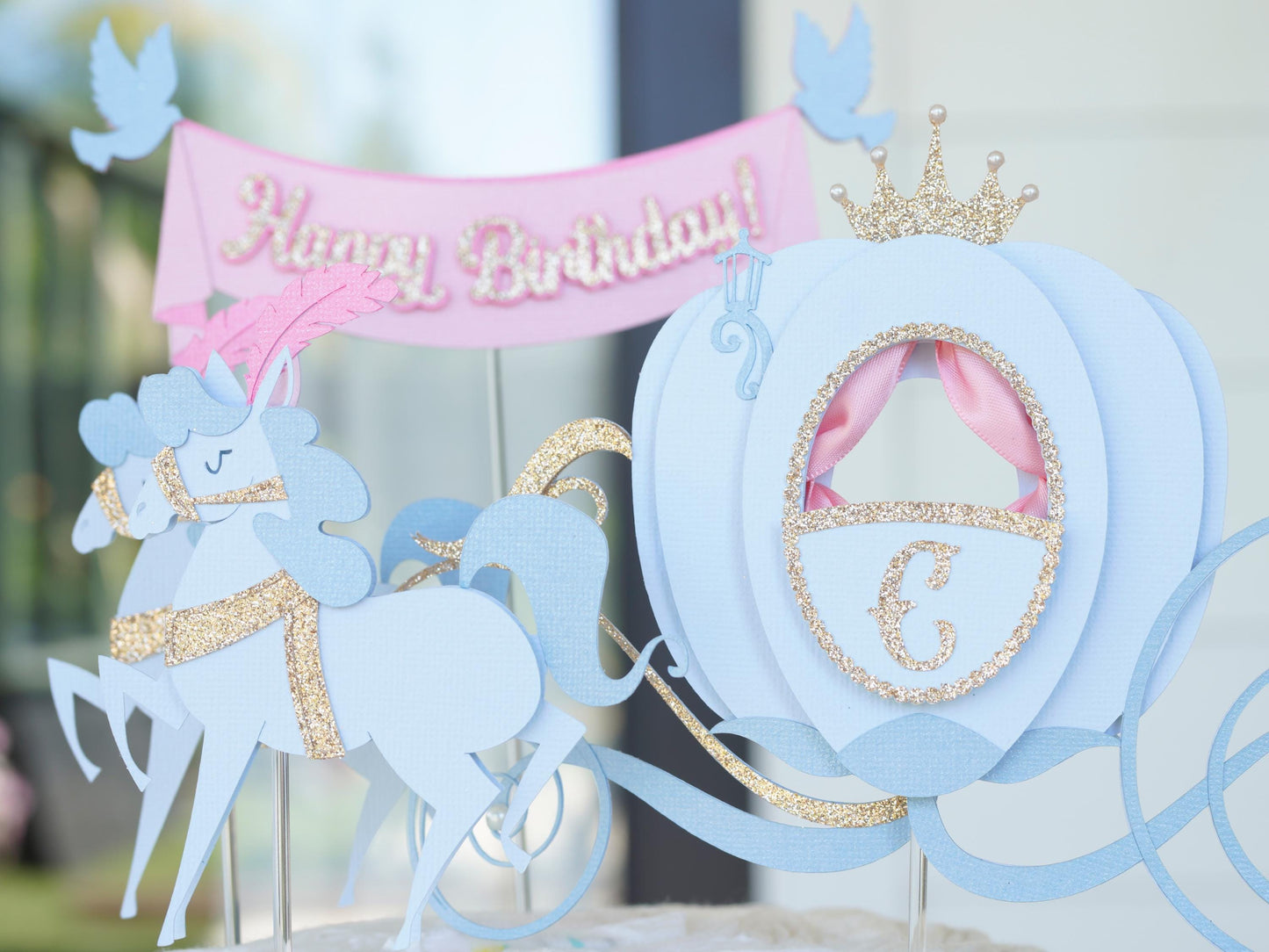 Pumpkin Carriage SVG Paper Crafts: Cinderella Series