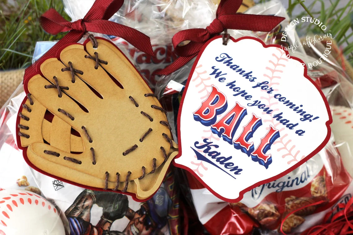 Baseball Inspired Thank you Favors