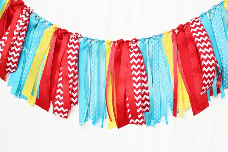 Circus Carnival Ribbon Garland