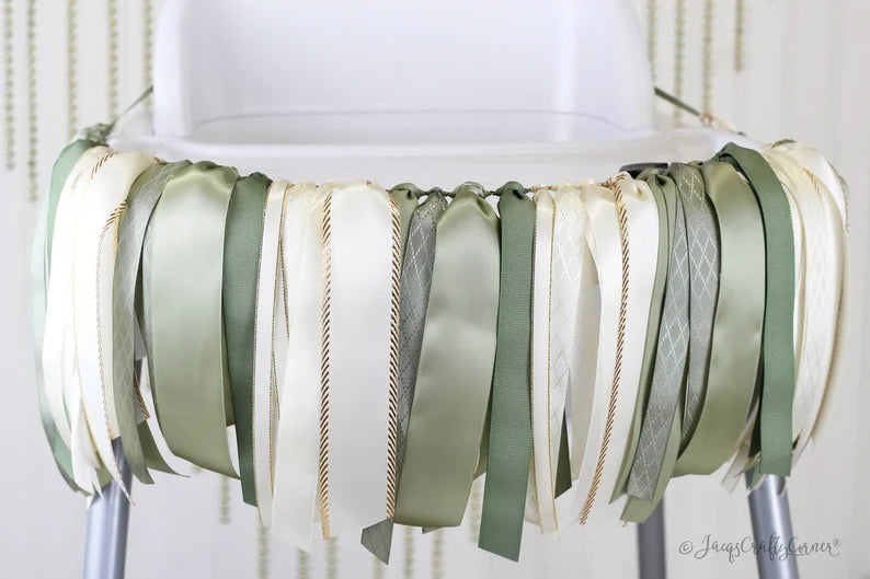 Woodland Inspired Ribbon Garland