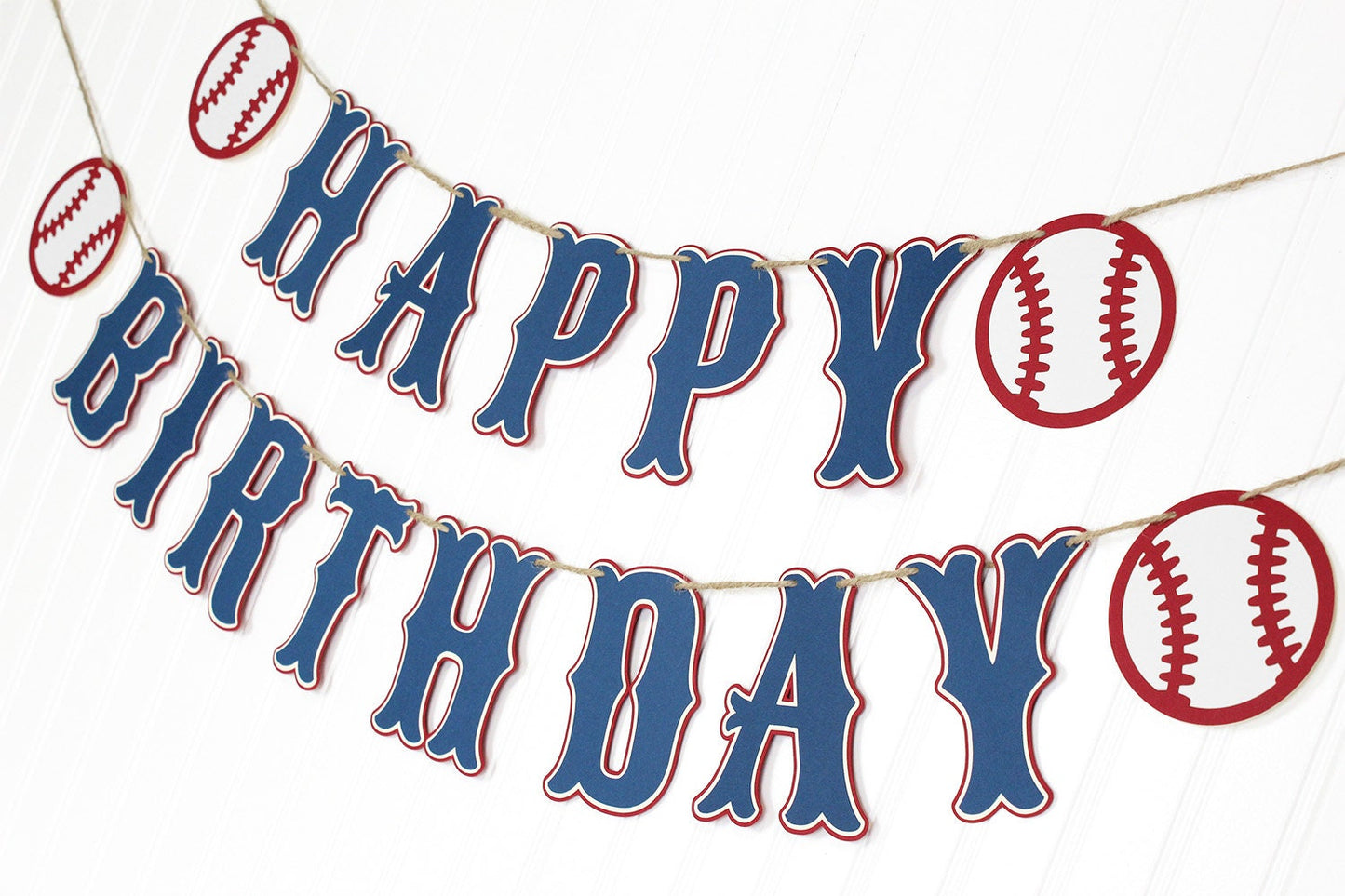 Personalized Baseball Birthday Banner | Baseball Party Decorations
