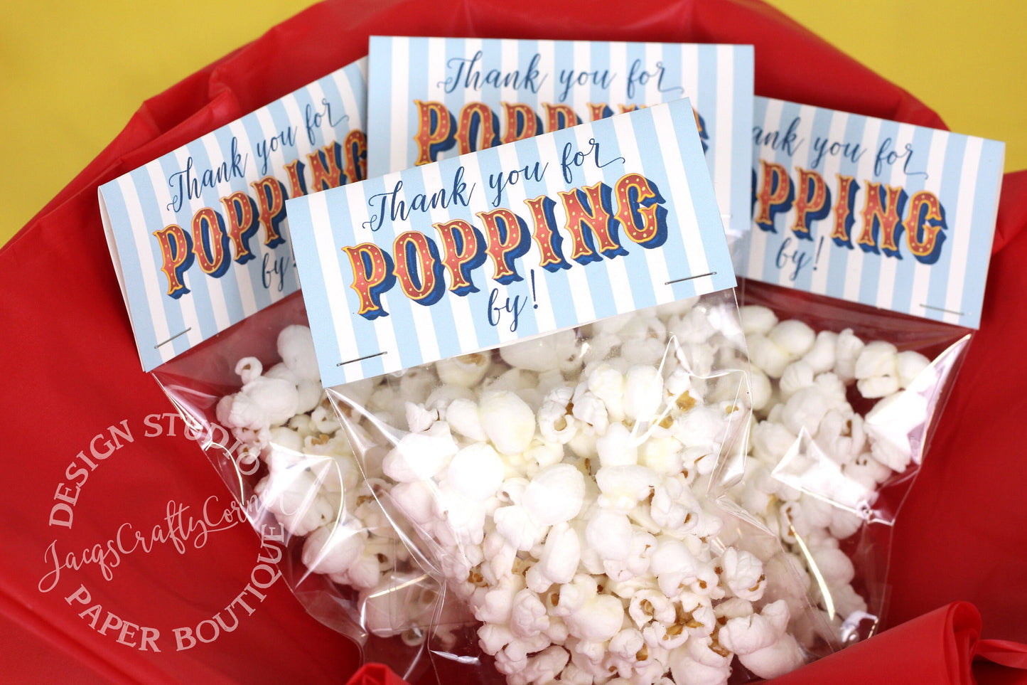 Printable Carnival Thank You Sign & Bag Tags (Digital Download)