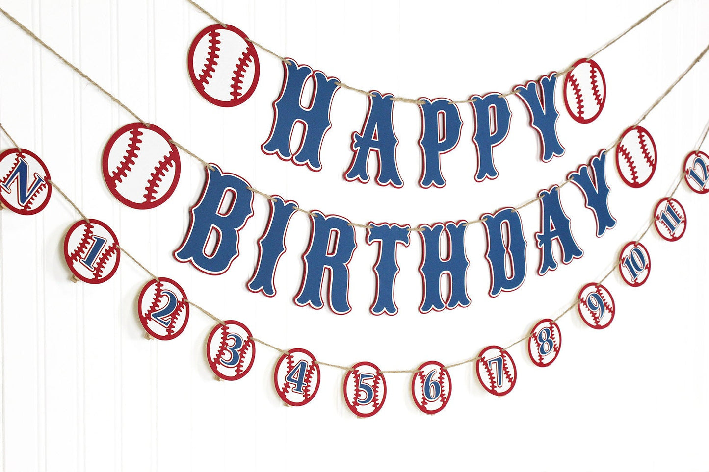 Personalized Baseball Birthday Banner | Baseball Party Decorations
