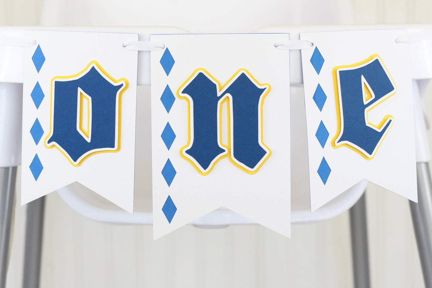 Oktoberfest High Chair Banner: First Birthday Decoration