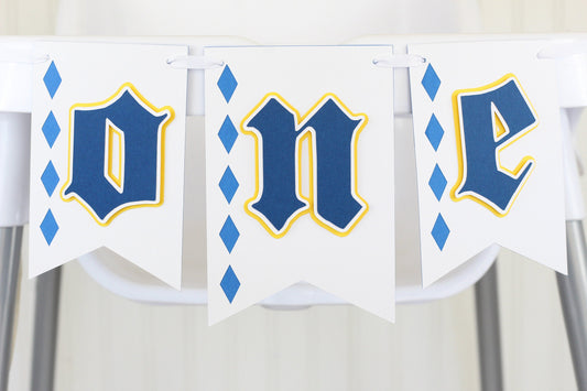 Oktoberfest High Chair Banner: First Birthday Decoration