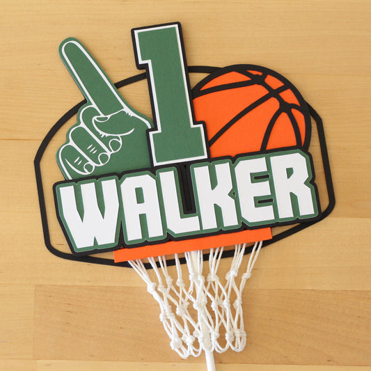 Basketball Cake Topper | Rookie Party Decorations