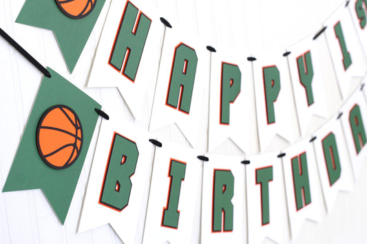 Basketball Birthday Banner | Rookie of the Year Decoration