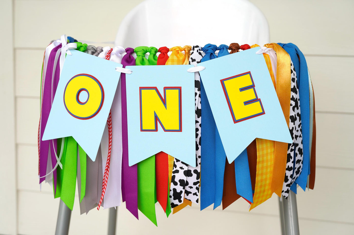 Toy Story Inspired High Chair Banner & Ribbon Garland