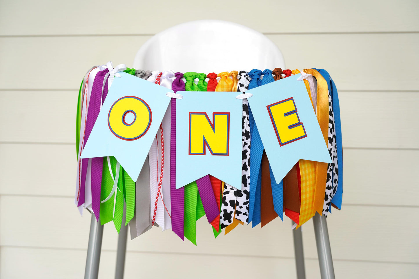 Toy Story Inspired High Chair Banner & Ribbon Garland