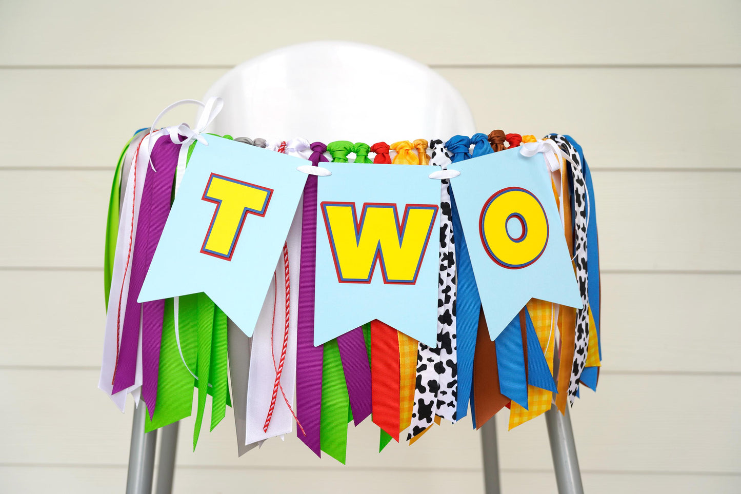 Toy Story Inspired High Chair Banner & Ribbon Garland