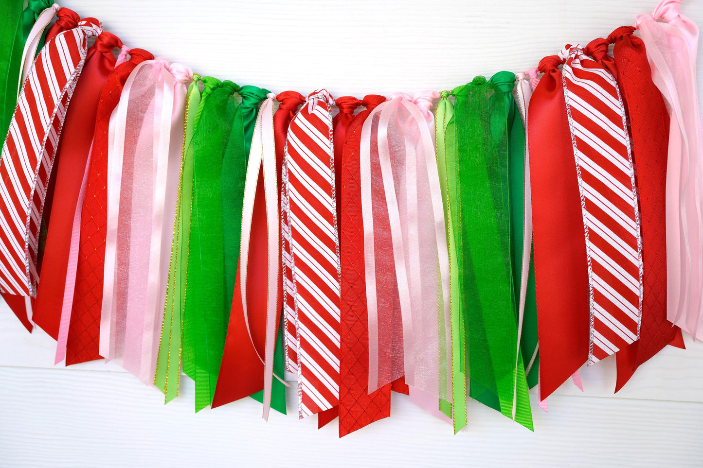 Pink Grinch Christmas High Chair Banner: First Birthday Decor