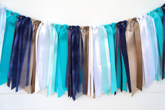 Cinnabon Inspired Ribbon Garland | Sweet ONE First Birthday | Cake Smash Photoshoot Backdrop