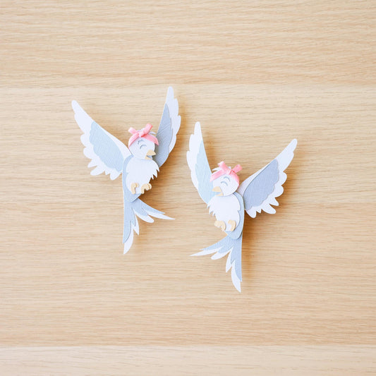 Enchanted Blue Bird SVG Paper Crafts: Cinderella Series