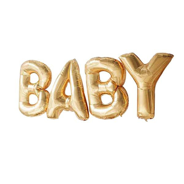 40'' Gold BABY Foil Balloons
