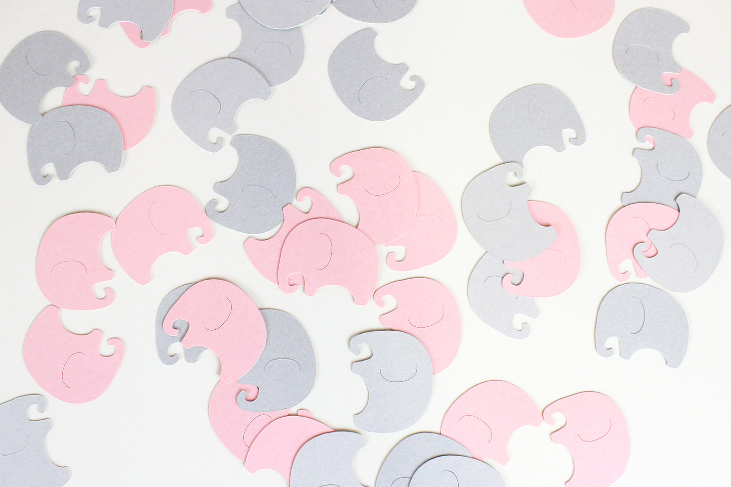 Pink Elephants Baby Shower Embellishment