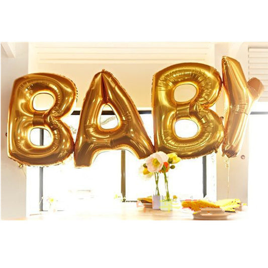 40'' Gold BABY Foil Balloons